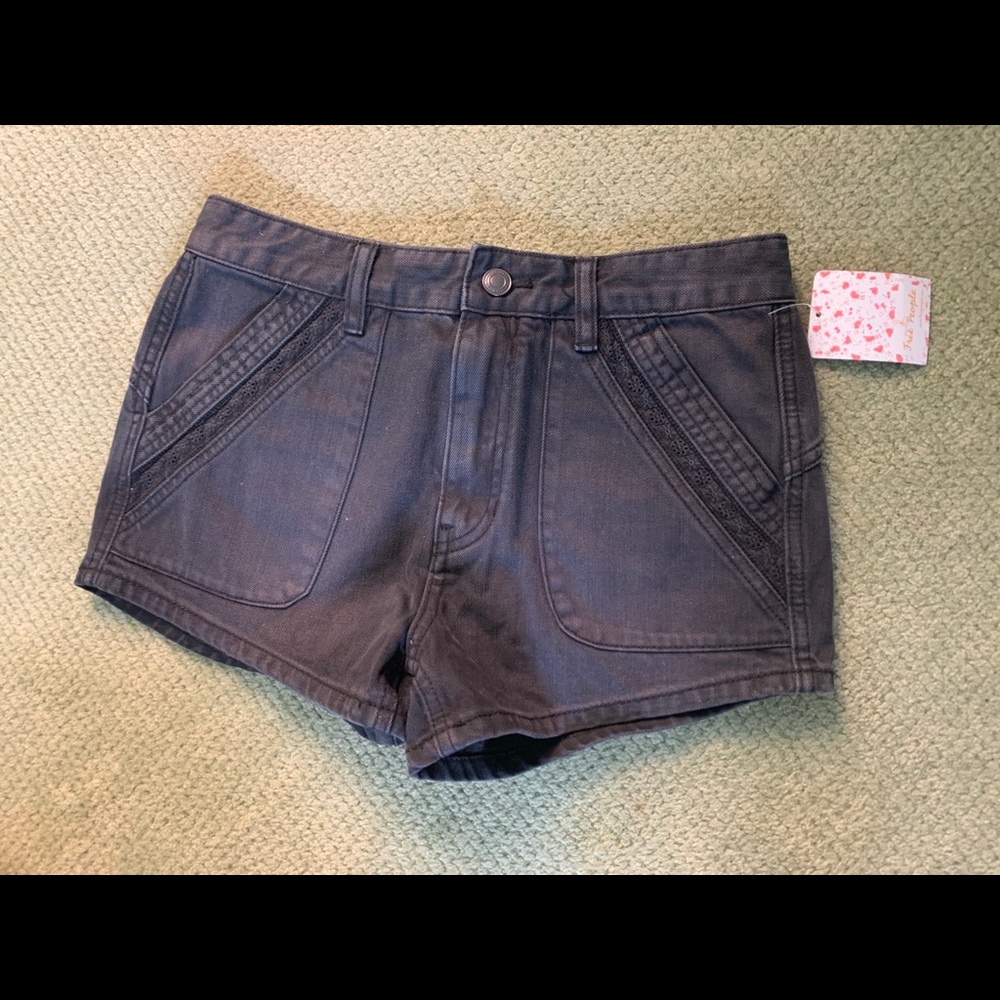 Black free people shorts